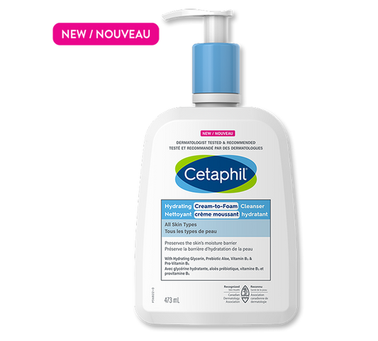 Cetaphil Hydrating Cream to Foam Face Wash - 473ml