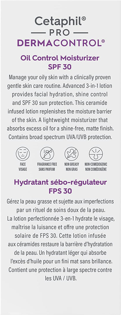 Cetaphil Pro DermaControl® Oil Control Moisturizer SPF 30